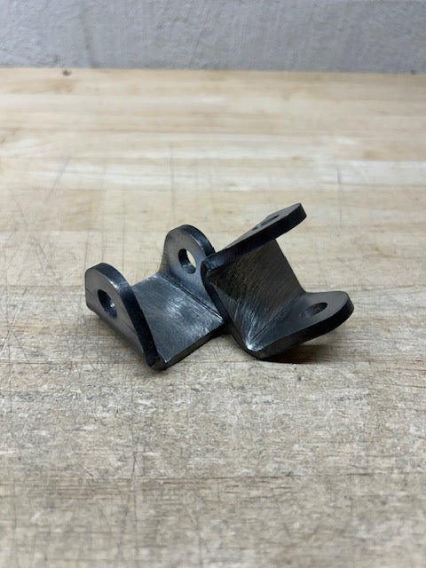 Kinetic MX Weld-On YZ Peg Mounts W/Pin & Spring Kit